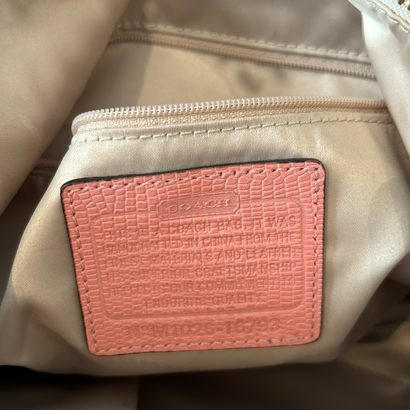 COACH | Kristen Op Art Ombre Hobo Handbag | Light Peony Pink - Picture 8 of 12